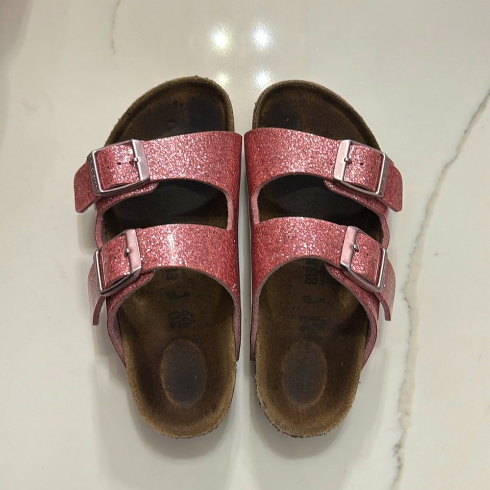 Birkenstock Arizona sandal 30 PINK GLITTER
